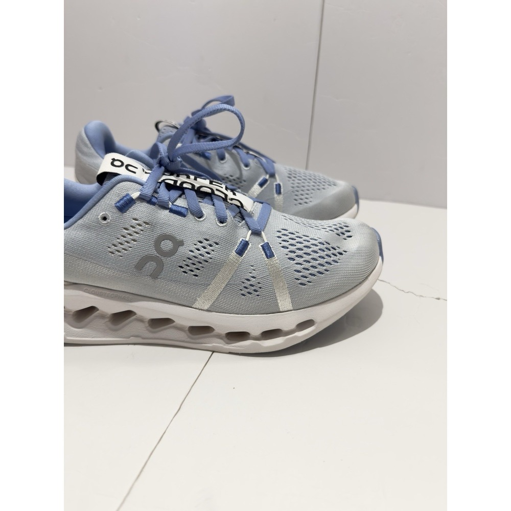 ON Women's Cloudsurfer Running Athletic Shoes Sneakers Heather/White Size 8 - Picture 4 of 11